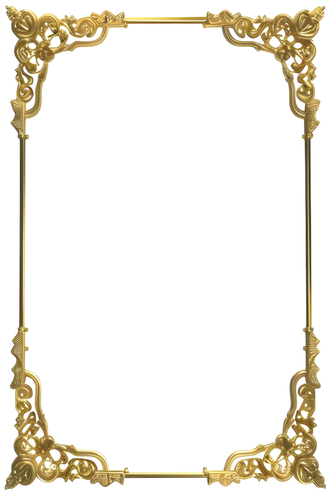 Gold frame